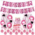 Kit de balões Princess Doll com 32 balões de látex e banner