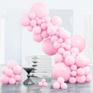 Kit de Balões Rosa PartyWoo - 152 Unidades em Tamanhos Variados