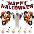 Kit de balões White Ghost Latex Foil 32 unidades para festa