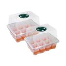 Kit De Bandeja De Sementes Ajustável Com 12 Células Para Plantio Em Jardim, Casa E Estufa Kit De Bandeja De Sementes Ajustável Com 12 Células Para Plantio Em Jardim, Casa E Estufa