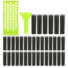 Kit de bandejas para enchimento de protetor labial RONRONS Professional com 50 tubos Kit de bandejas para enchimento de protetor labial RONRONS Professional com 50 tubos