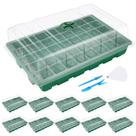 Kit de Bandejas para Sementes MIXC, 10 Unidades, 400 Células, Estufa