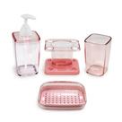 Kit de Banheiro 4 Pçs Jacki Design Rosa Kit de Banheiro 4 Pçs Jacki Design Rosa