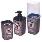 Kit de banheiro Mickey porta escovas + porta cotonete + porta sabonete líquido Plasutil Kit de banheiro Mickey porta escovas + porta cotonete + porta sabonete líquido Plasutil