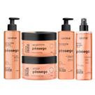 Kit de banho dia a dia pêssego c/ body splash labotrat (5 produtos)