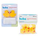 Kit De Banho Organizador Com Ventosa e 06 Patinhos - Buba Kit De Banho Organizador Com Ventosa e 06 Patinhos - Buba