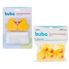 Kit De Banho Organizador Com Ventosa e 06 Patinhos - Buba Kit De Banho Organizador Com Ventosa e 06 Patinhos - Buba