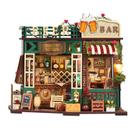 Kit de bar de cerveja em miniatura DIY Vanchy Tavern com instruções de inglês