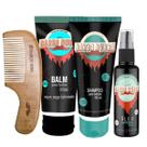 Kit de Barba Rubra - Óleo, Shampoo, Balm E Pente Marco Boni