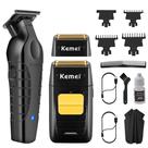 Kit de barbear KEMEI Professional Hair Trimmer para homens sem fio
