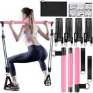 Kit de barra de Pilates Bbtops com faixas de resistência de 30 libras e 4 libras