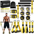 Kit de Barra de Pilates HOXWC com Faixas de Resistência Reforçadas 122,5 kg