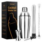 Kit de bartender para coqueteleira Ohtomber 750 ml em aço inoxidável