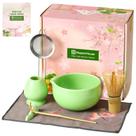 Kit de batedor de matcha Maestri House com 7 peças e tigela de cerâmica de 540 ml Kit de batedor de matcha Maestri House com 7 peças e tigela de cerâmica de 540 ml
