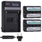 Kit de bateria e carregador Tectra para Sony Camcorder NP-FM50
