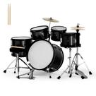 Kit de Bateria Infantil Ktaxon 16" 5 Peças para Iniciantes Preto Kit de Bateria Infantil Ktaxon 16" 5 Peças para Iniciantes Preto