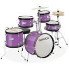 Kit de bateria Junior Starter Gammon Percussion, 5 peças, roxo