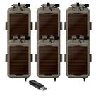 Kit de Bateria Solar Stealth Cam Sol-Pak 12V 5000mAh com 6 Unidades