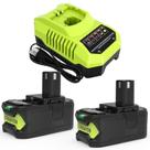 Kit de Baterias Boetpcr 18V 8Ah com 2 Unidades e Carregador P117