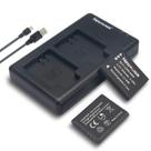Kit de Baterias Newmowa Li-50B com Carregador Duplo USB, 2 Unidades