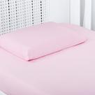 Kit De Berço Lençol E Fronha Rosa Batistela Baby