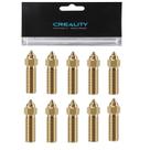 Kit de bicos Creality K1, latão, 0,4 mm, alta velocidade, 10 unidades Kit de bicos Creality K1, latão, 0,4 mm, alta velocidade, 10 unidades