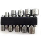 Kit De Bits Canhão Parafusadeira 10 Pçs Profissional 4 A 13
