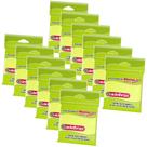 Kit De Blocos Autoadesivos Memo Notes 76x76mm Amarelo Com 100 Folhas Para Recados Anotações 12un