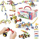 Kit de blocos de construção Afomida STEM Toys 125 unidades para crianças de 3 a 10 anos