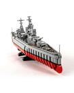 Kit de blocos de construção DovoB Military Queen Elizabeth Class War Ship 1564 peças