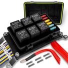 Kit de Blocos de Relés True Mods 12V à Prova d'Água com Chicote