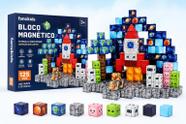 Kit de Blocos Magnéticos Estilo Minecraft 125 peças Espaço Astronauta Brinquedo Criativo Educativo