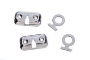 Kit de bloqueio Boat Fender Lock Attwood 11575-3, par de aço inoxidável
