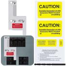 Kit de bloqueio de gerador elétrico XMK para painéis GE 150/200 Amp