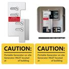 Kit de bloqueio do gerador HFDCHBS compatível com Eaton/Cutler Hammer