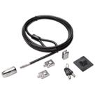Kit de bloqueio Kensington Desktop & Peripherals 2.0 preto