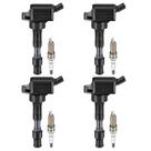 Kit de Bobina de Ignição BDFHYK UF816 com Velas de Irídio Kit de Bobina de Ignição BDFHYK UF816 com Velas de Irídio