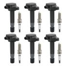 Kit de Bobinas de Ignição e Velas de Ignição DICMIC V6 3.5L 6 unidades Kit de Bobinas de Ignição e Velas de Ignição DICMIC V6 3.5L 6 unidades