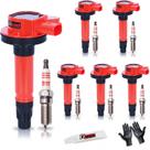 Kit de Bobinas de Ignição e Velas de Ignição GBTAD para Ford 3.5L V6
