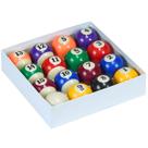 Kit De Bolas De Sinuca e Bilhar Snooker Numeradas 52mm e Branca 54mm - Castela Kit De Bolas De Sinuca e Bilhar Snooker Numeradas 52mm e Branca 54mm - Castela