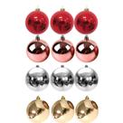 Kit De Bolinhas De Natal Cores Sortidas 5CM Para Árvore Natalina - Bolas Lisas Decoração Enfeites Kit De Bolinhas De Natal Cores Sortidas 5CM Para Árvore Natalina - Bolas Lisas Decoração Enfeites