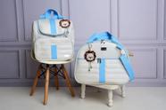 Kit De Bolsa 2 Peças Slim Com Mochila Multifuncional Luxo