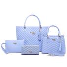 Kit De Bolsas Lorena 4 Pecas Bolsa Sacola Carteira e Tira Colo Pacote Incrível