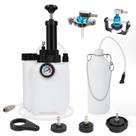 Kit de bomba de vácuo de fluido de freio 3L com garrafa de purga de 1L e adaptadores