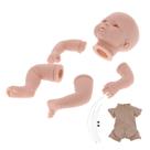 Kit de bonecas Reborn GLOGLOW em silicone macio sem pintura 48,3 cm