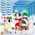 Kit de Boneco de Neve EOBOH - DIY Natalino - Pacote com 30 Peças