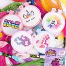 Kit de bordado Craftiloo para crianças de 8 a 14 anos com 5 padrões