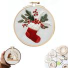 Kit de Bordado de Natal TINLOK - DIY para Adultos e Crianças