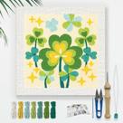 Kit de bordado Punch Needle DOODLREAM Shamrock St. Patrick