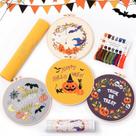 Kit de bordado REEWISLY 4 peças de artesanato de Halloween DIY 30 cm
